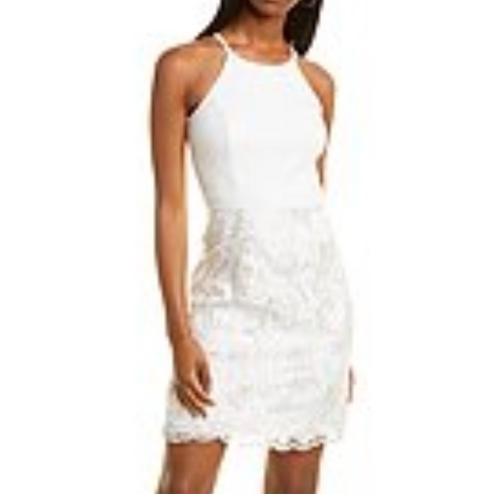 Vince Camuto crepe bodice sheath dress. Size 6.